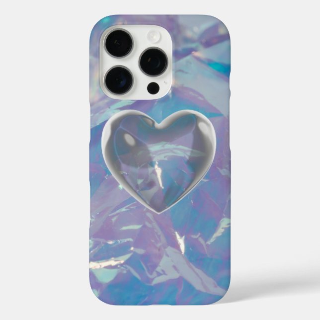 Opal & Silver Luminescent Shiny Purple Blue Gemsto Case-Mate iPhone Case (Back)
