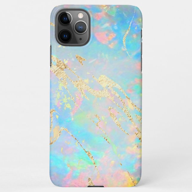 opal stone design iPhone case (Back)