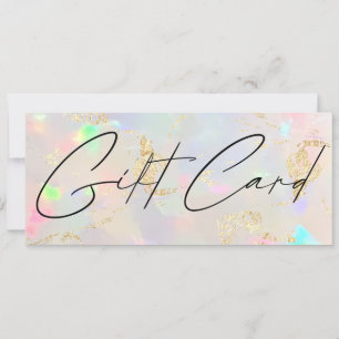 opal stone  gift certificate