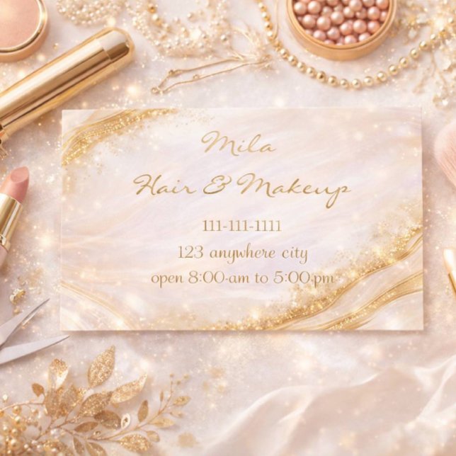 OPAL STONE GOLD BUSINESS CARD (Creator Uploaded)
