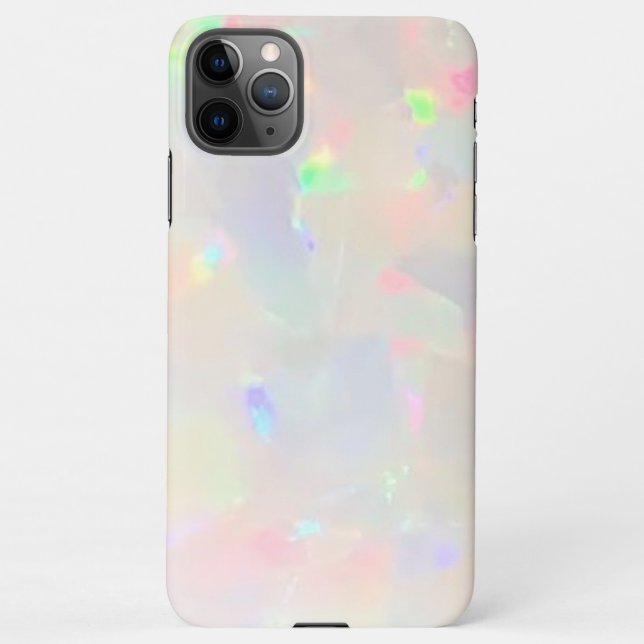 opal stone photo iPhone case (Back)
