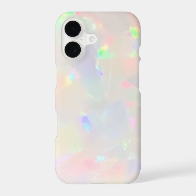 opal stone photo iPhone case (Back)
