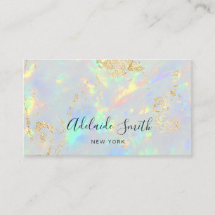 opal texture business card
