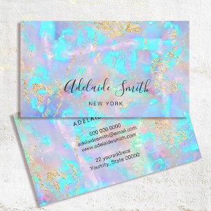 opal texture business card