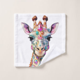 Opal the Giraffe Bath Towel Set