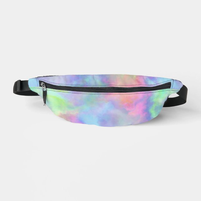opal watercolor splash : bum bags (Front)