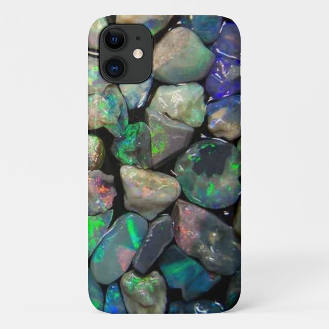 Opals Gemstones Case-Mate iPhone Case (Back)