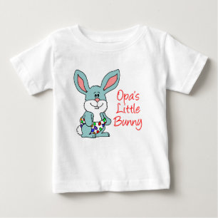 Opa's Little Bunny Baby T-Shirt