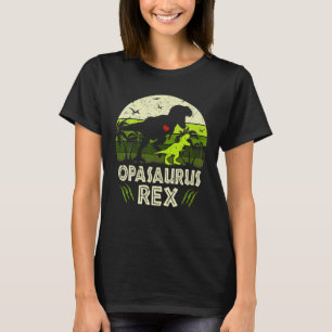 Opasaurus T Rex Dinosaur Opa Saurus Family Matchin T-Shirt