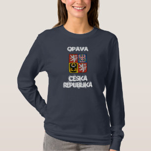 Opava, Czech Republic with coat of arms T-Shirt