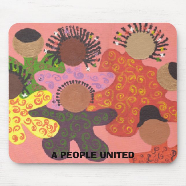 O'Peeps, A PEOPLE UNITED Mouse Mat (Front)