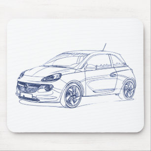 Opel Adam 2013 Mouse Mat