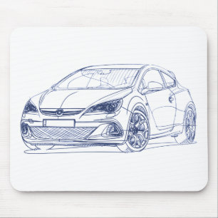 Opel Astra OPC 2013 Mouse Mat