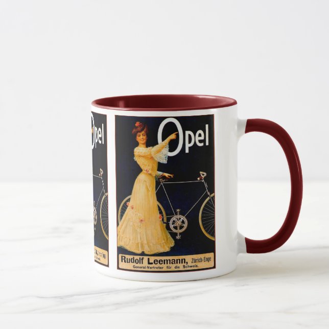 Opel Bicycles Vintage Advertisment Mug (Right)