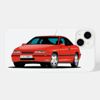Opel Calibra red front