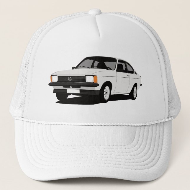 Opel Kadett C Coupé white Trucker Hat (Front)