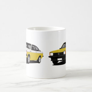 Opel Kadett GT/E Coupé - two images Coffee Mug