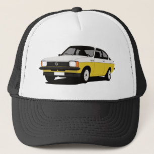 Opel Kadett GT/E Coupé white-yellow Trucker Hat