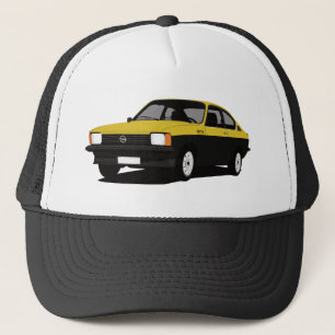 Opel Kadett GT/E Coupé yellow-black Trucker Hat