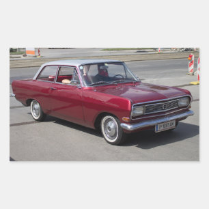 Opel Rekord 1900 Rectangular Sticker