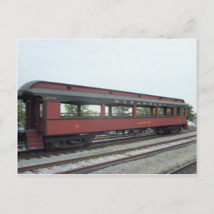 Open-Air Passenger Car.  Strasburg Railroad Postcard