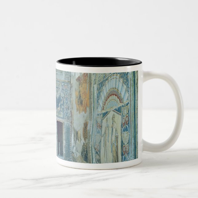 Open air triclinium of the House of Neptune Two-Tone Coffee Mug (Right)