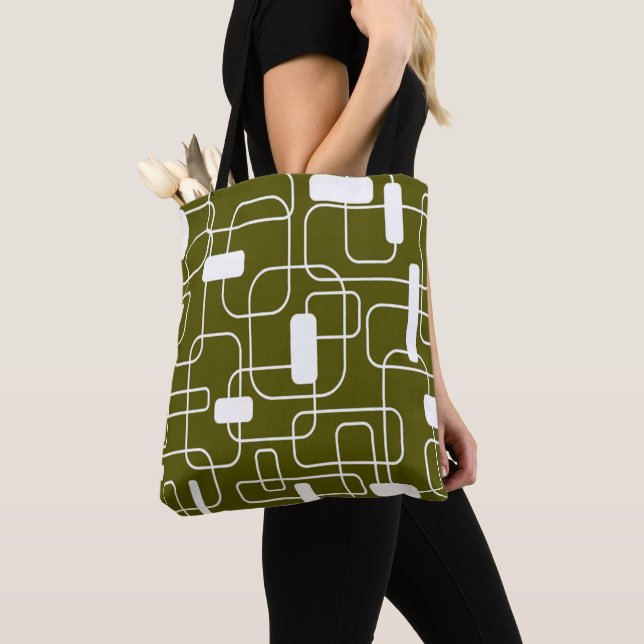Open and Closed Rectangles – Camo  Tote Bag (Close Up)