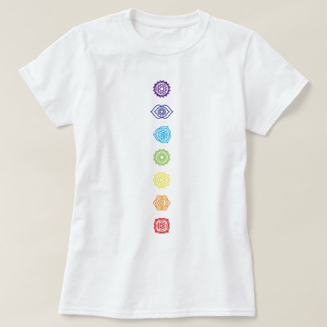 Open and Control Your Chakra T-Shirt (Design Front)