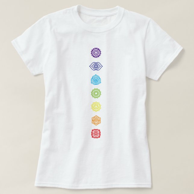 Open and Control Your Chakra T-Shirt (Design Front)