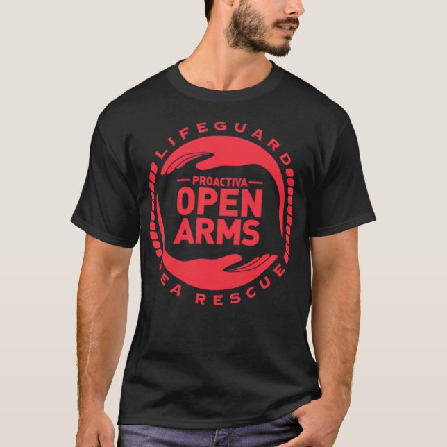 Open Arms 2021 Grey 	 	 	 - Open Arms Guardiola Li T-Shirt (Front)