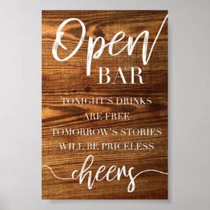 Open Bar Sign