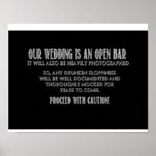 Open Bar Sign