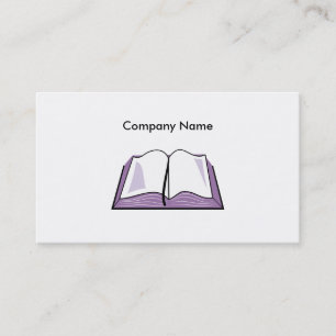 Open Bible, Company Name Business Card