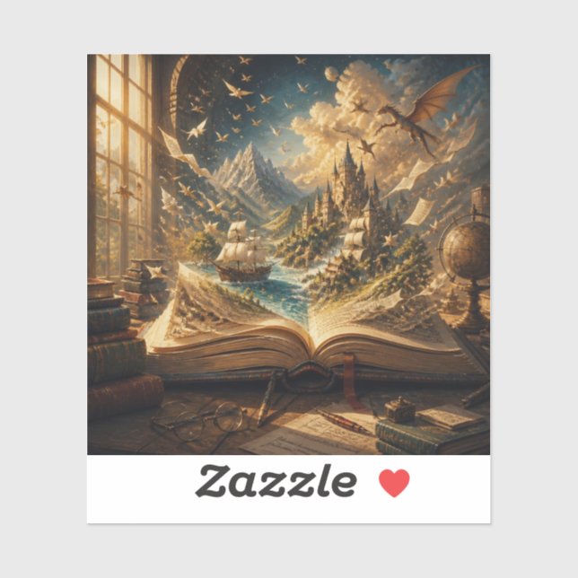 Open Book Adventure Paintings. (Sheet)