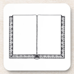 Open Book (Blank Pages) Coaster