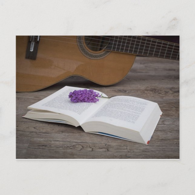 Open book postcard (Front)