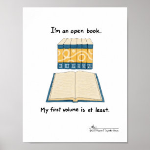 Open Book Print