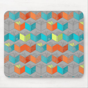 Open books mouse mat