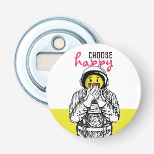 Open bottle [choose happy] Astronaut smile Opener