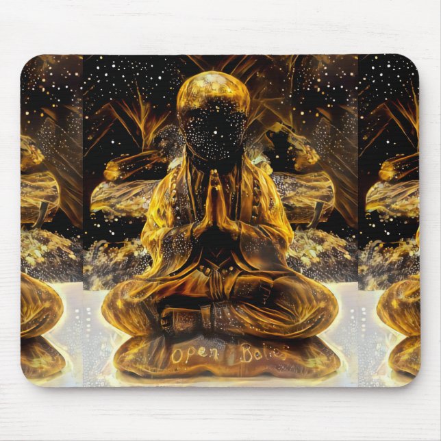 Open Buddha Mouse Mat (Front)