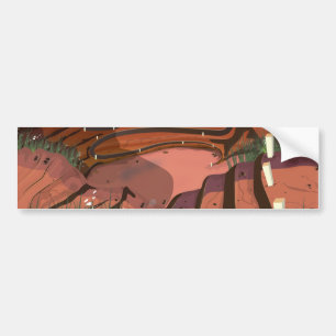 Open Cast Mine Bumper Sticker