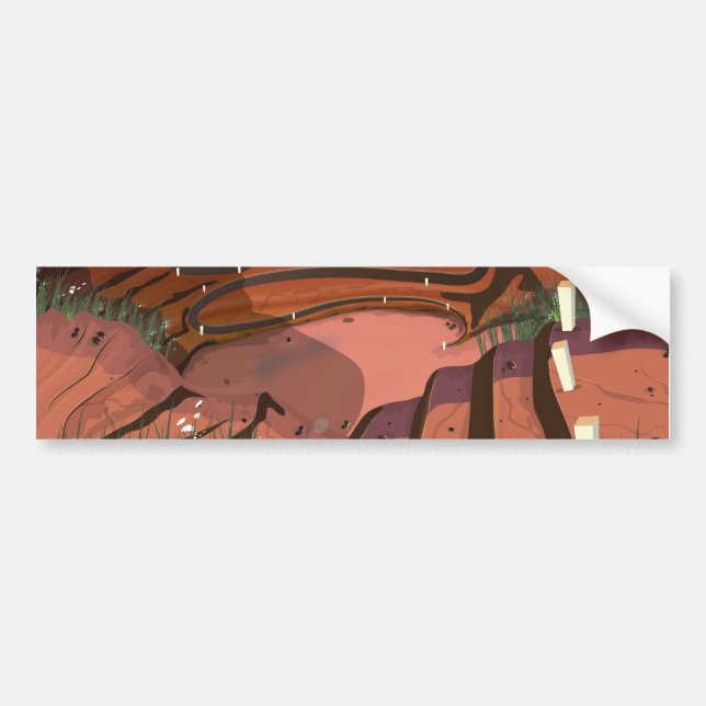 Open Cast Mine Bumper Sticker (Front)