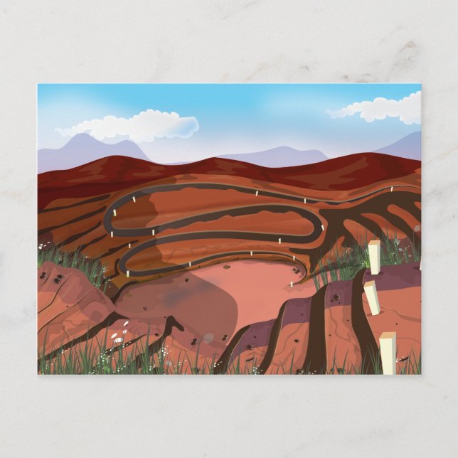 Open Cast Mine Postcard (Front)