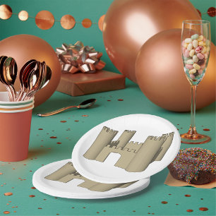 Open Castle Paper Plate