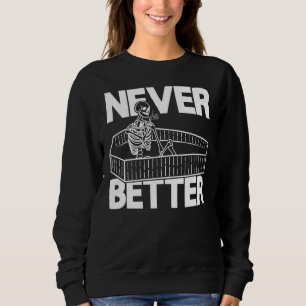 Open Chest Halloween Costume Zombie Halloween Part Sweatshirt