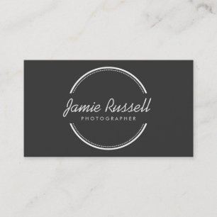 OPEN CIRCLE LOGO BUSINESS CARD