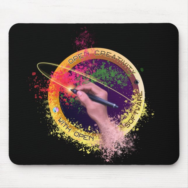 Open Creativity Mouse Mat (Front)