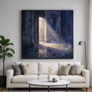 Open Door - Impressionist Painting Style Art Poster