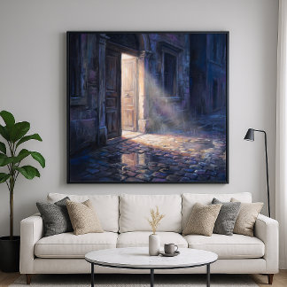 Open Door - Impressionist Painting Style Art Poster