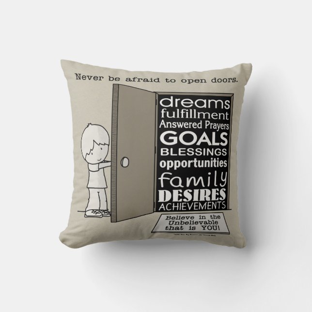 Open Doors Cushion (Front)